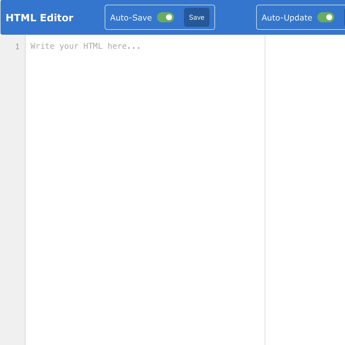HTML Editor Preview